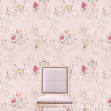 Schumacher Chinoiserie Moderne Blue Wallpaper