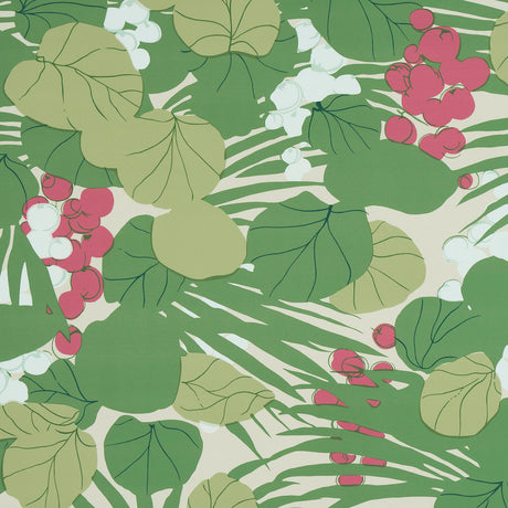 Schumacher Sea Grapes Tropical Wallpaper - Eade's Wallpaper