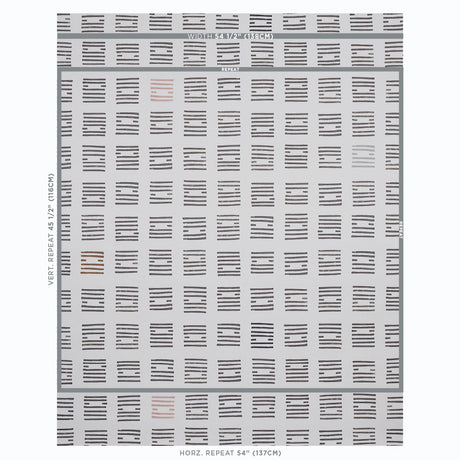 Schumacher Tiasquam Charcoal Wallpaper - Eade's Wallpaper