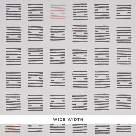 Schumacher Tiasquam Charcoal Wallpaper - Eade's Wallpaper