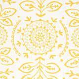 Schumacher Tiana Yellow Wallpaper - Eade's Wallpaper