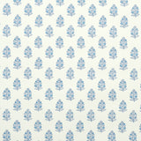 Schumacher Aditi Blue Wallpaper