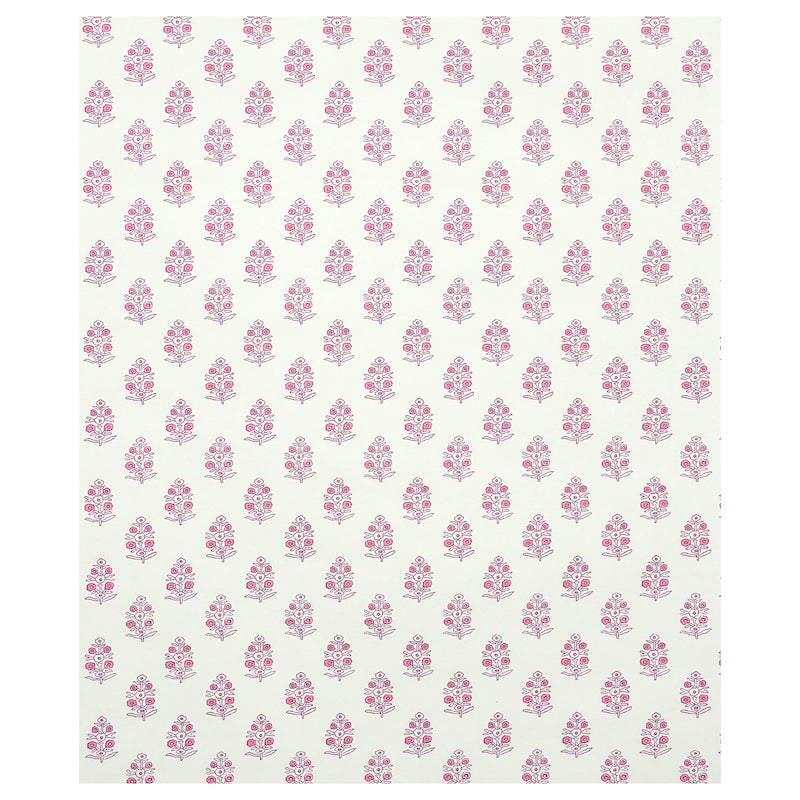 Schumacher Aditi Pink Wallpaper