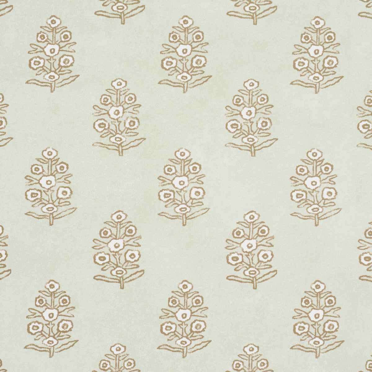 Schumacher Aditi Sage Wallpaper
