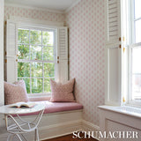 Schumacher Aditi Blush Wallpaper