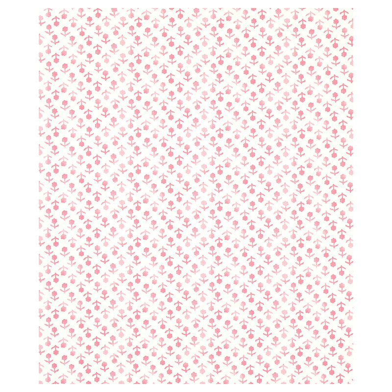 Schumacher Beatriz Pink Wallpaper