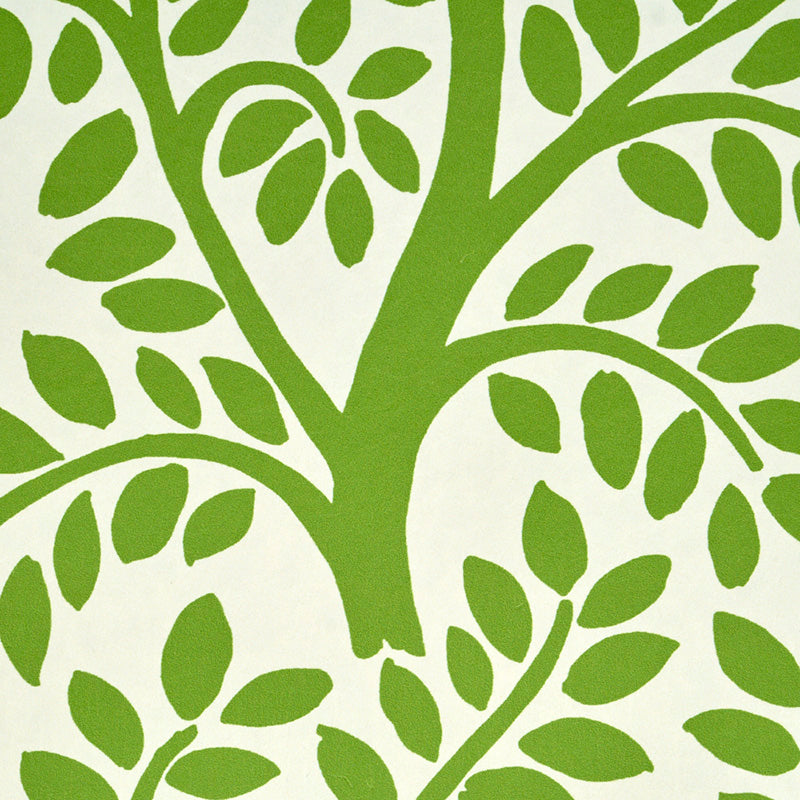 Schumacher Temple Garden Ii Green Wallpaper - Eade's Wallpaper
