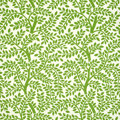 Schumacher Temple Garden Ii Green Wallpaper - Eade's Wallpaper