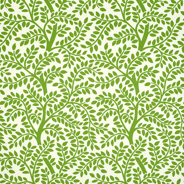 Schumacher Temple Garden Ii Green Wallpaper - Eade's Wallpaper