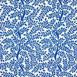 Schumacher Temple Garden Ii Blue Wallpaper - Eade's Wallpaper