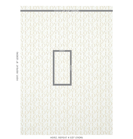 Schumacher A Love Supreme Neutral Wallpaper