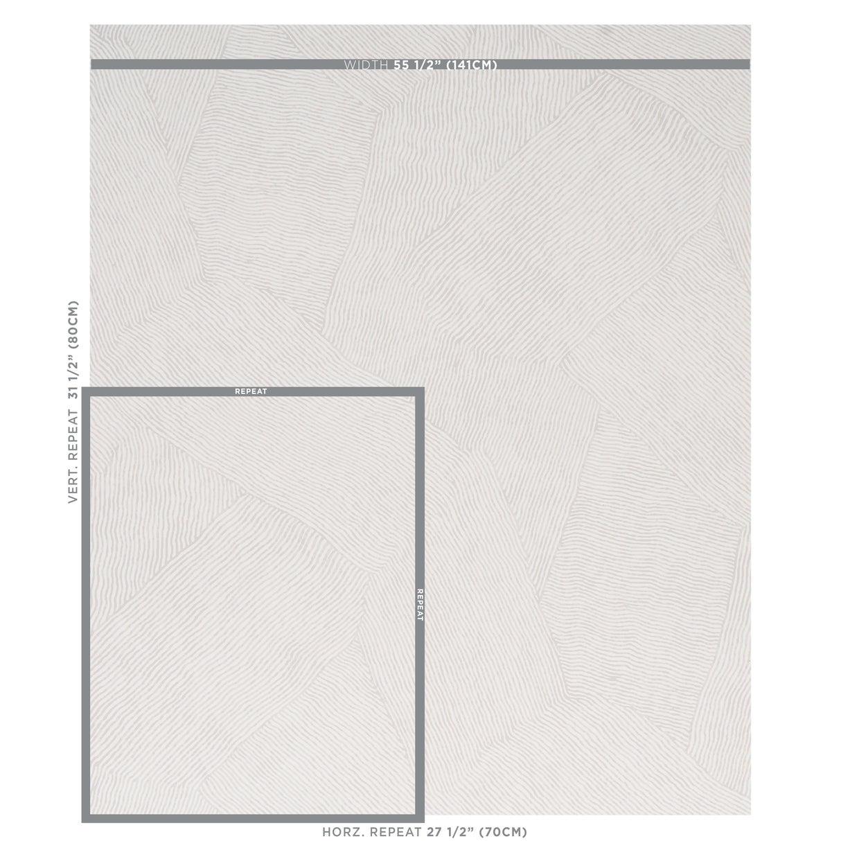 Schumacher Burnett Stone Wallpaper