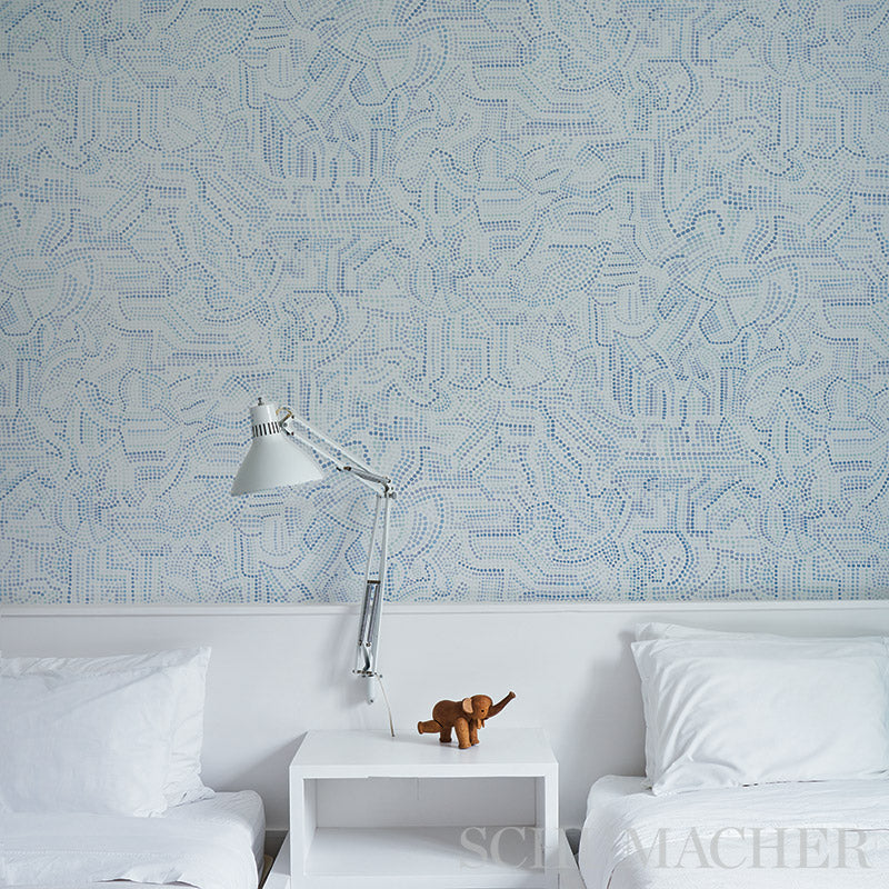 Schumacher Galina Citron Wallpaper