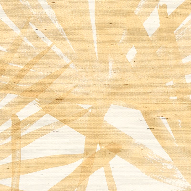 Schumacher Sunlit Palm Sisal Wheat Wallpaper - Eade's Wallpaper