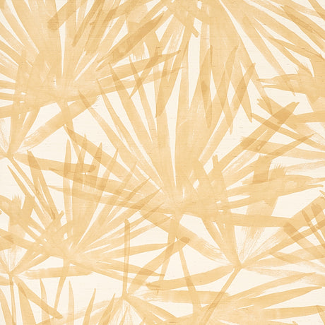 Schumacher Sunlit Palm Sisal Wheat Wallpaper - Eade's Wallpaper