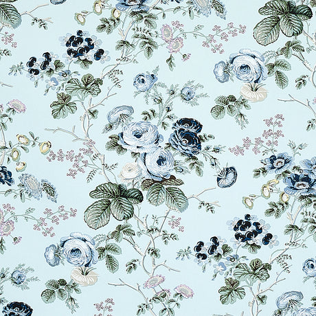 Schumacher Salisbury Celadon Wallpaper - Eade's Wallpaper