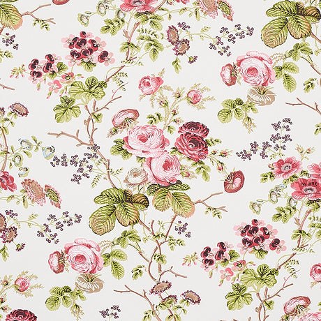 Schumacher Salisbury Garnet Wallpaper - Eade's Wallpaper