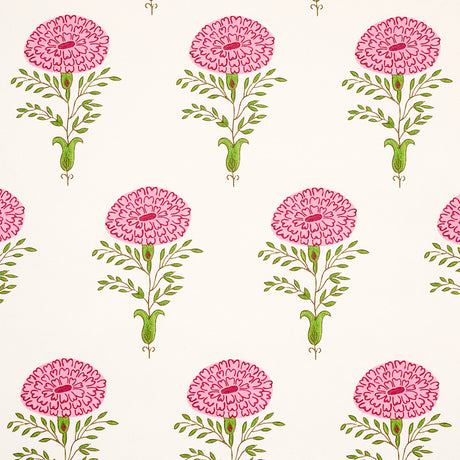 Schumacher Marigold Pink Wallpaper - Eade's Wallpaper