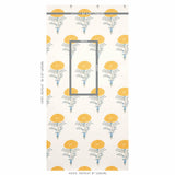 Schumacher Marigold Yellow Wallpaper - Eade's Wallpaper