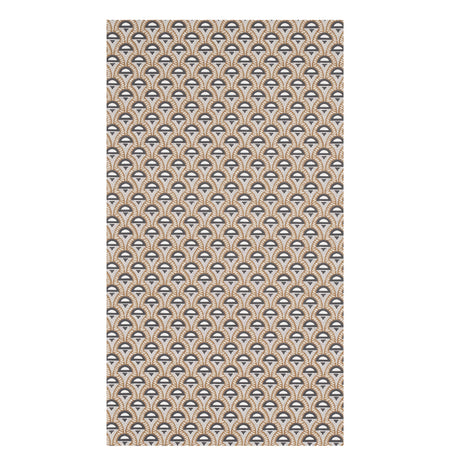 Schumacher Abelino Camel & Black Wallpaper