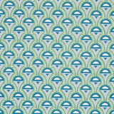 Schumacher Abelino Green & Peacock Wallpaper