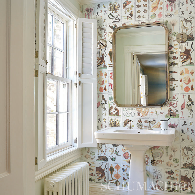 Schumacher Bauhin Document Multi Wallpaper