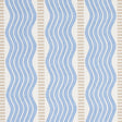 Schumacher Sina Stripe Blue Wallpaper - Eade's Wallpaper