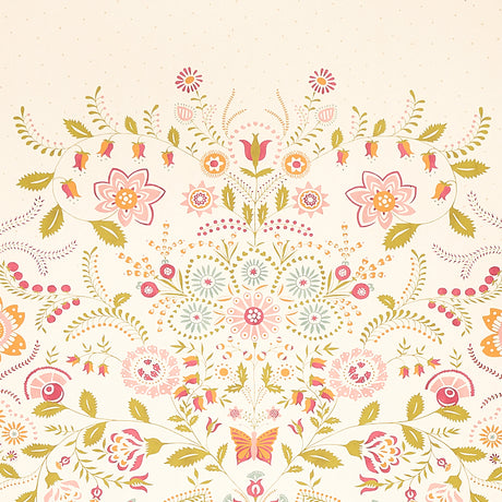 Schumacher Orla Panel Magenta Wallpaper - Eade's Wallpaper