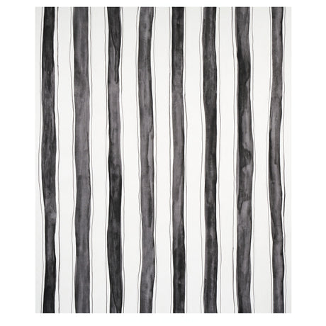 Schumacher Tracing Stripes Black Wallpaper - Eade's Wallpaper