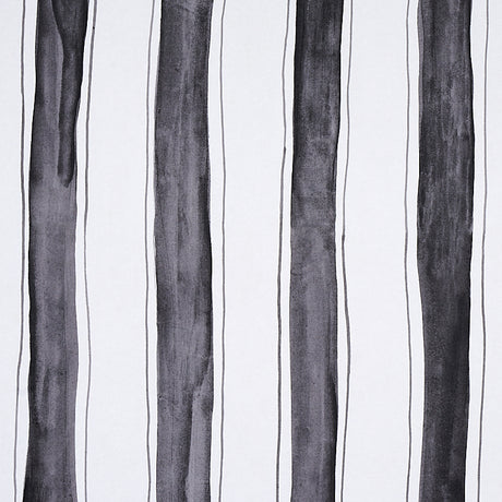 Schumacher Tracing Stripes Black Wallpaper - Eade's Wallpaper