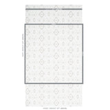 Schumacher Tabitha Soft Grey Wallpaper - Eade's Wallpaper