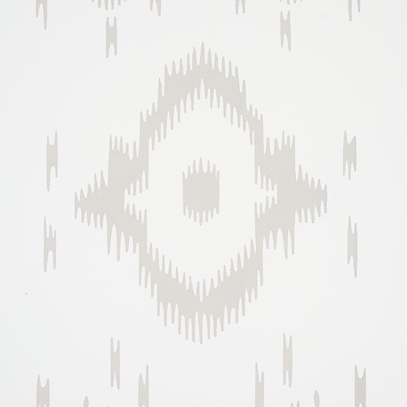 Schumacher Tabitha Soft Grey Wallpaper - Eade's Wallpaper