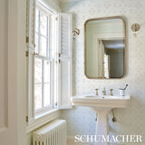 Schumacher Tabitha Soft Grey Wallpaper - Eade's Wallpaper