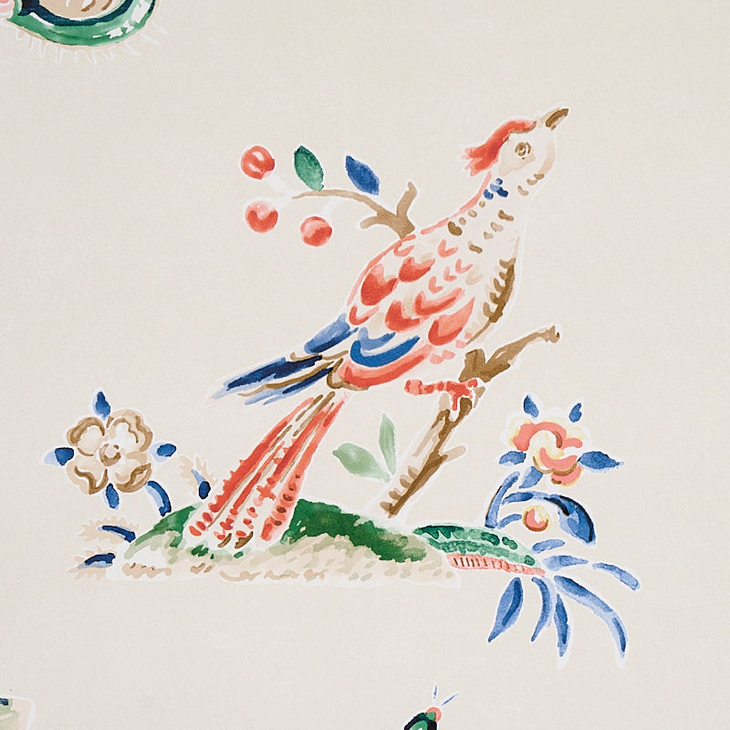 Schumacher Magical Menagerie Primary Wallpaper - Eade's Wallpaper