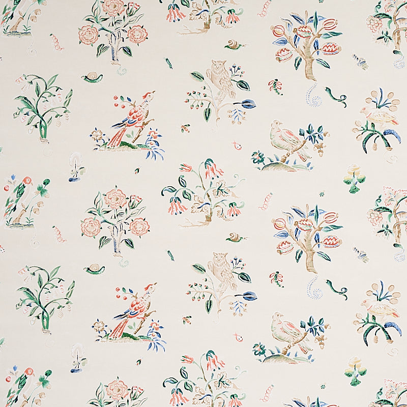 Schumacher Magical Menagerie Primary Wallpaper - Eade's Wallpaper