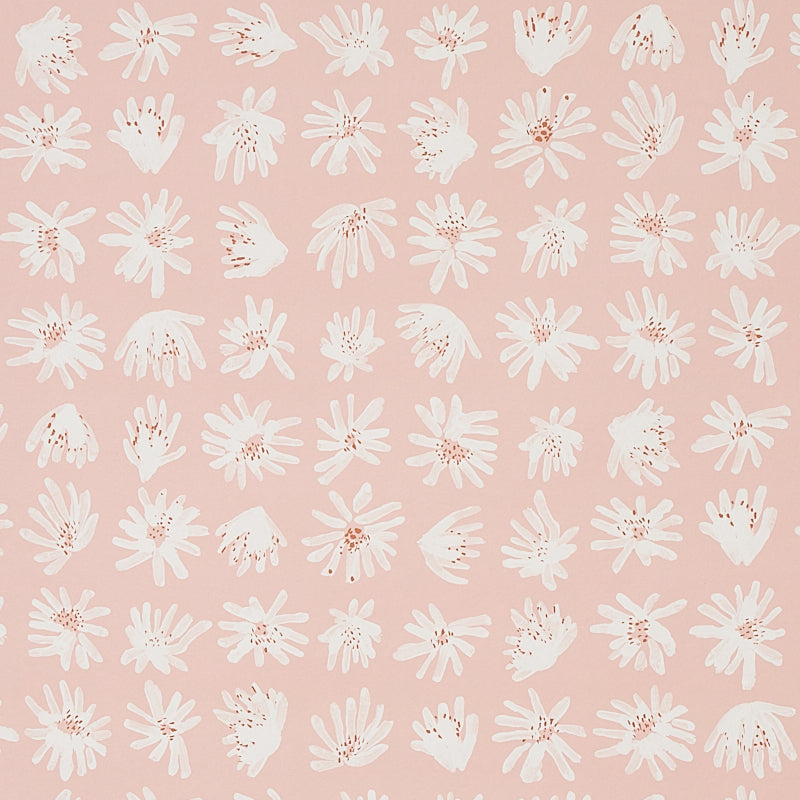 Schumacher Meadow Rock Blush Wallpaper - Eade's Wallpaper