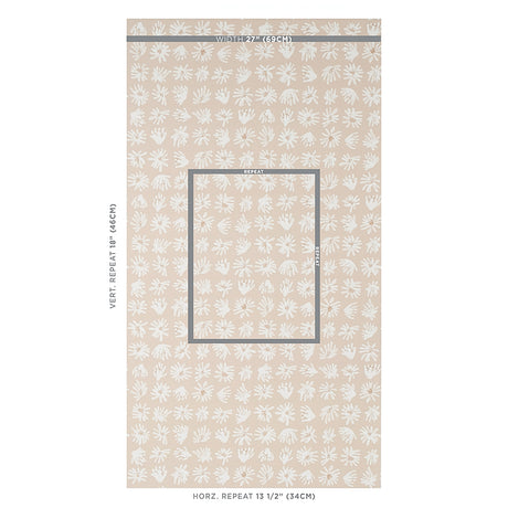 Schumacher Meadow Rock Neutral Wallpaper - Eade's Wallpaper