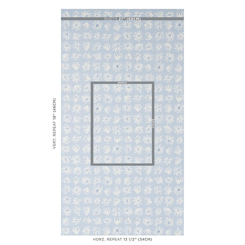 Schumacher Meadow Rock Sky Wallpaper - Eade's Wallpaper