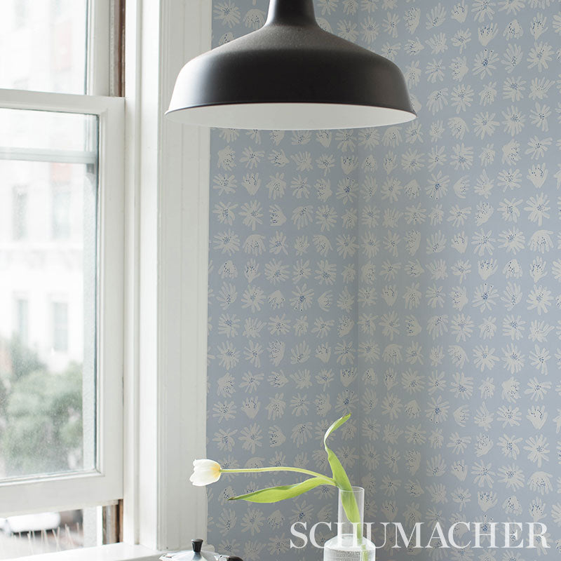 Schumacher Meadow Rock Sky Wallpaper - Eade's Wallpaper