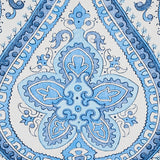 Schumacher Paisley Court Blue Wallpaper - Eade's Wallpaper