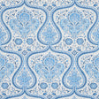 Schumacher Paisley Court Blue Wallpaper - Eade's Wallpaper