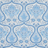 Schumacher Paisley Court Blue Wallpaper - Eade's Wallpaper
