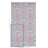 Schumacher Paisley Court Chambray Wallpaper - Eade's Wallpaper
