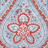 Schumacher Paisley Court Chambray Wallpaper - Eade's Wallpaper