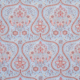 Schumacher Paisley Court Chambray Wallpaper - Eade's Wallpaper