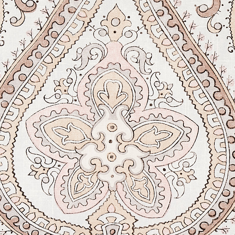 Schumacher Paisley Court Sand Wallpaper - Eade's Wallpaper