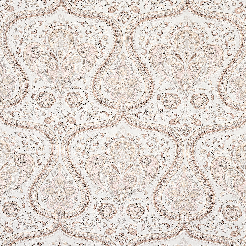 Schumacher Paisley Court Sand Wallpaper - Eade's Wallpaper