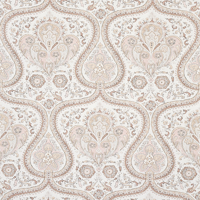 Schumacher Paisley Court Sand Wallpaper - Eade's Wallpaper