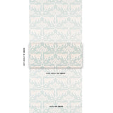 Schumacher Woodland Leopard Sisal Waterblue Wallpaper