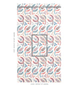 Schumacher Malabar Vine Rose & Delft Wallpaper - Eade's Wallpaper